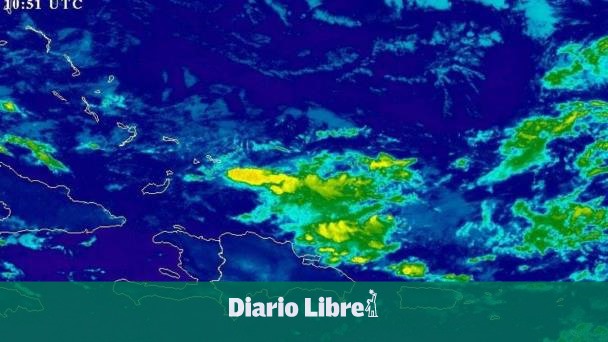 Weather in the DR: Downpours in several locations this Tuesday