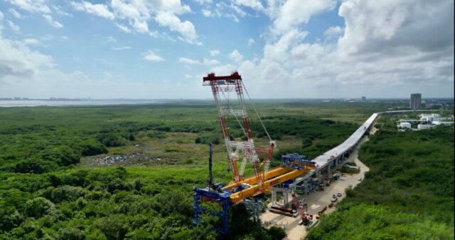 drone detects environmental damage in Nichupté bridge works