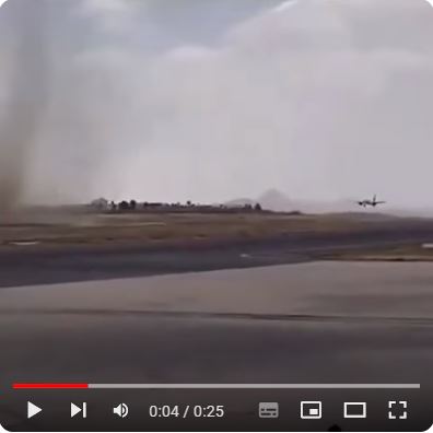 Flyadeal A320 aircraft aborts landing after flying through a whirlpool