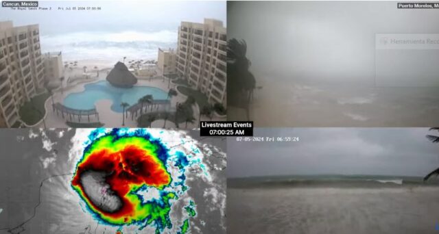 QRoo: Hurricane Beryl downgrades to Category 2 and makes landfall in Tulum