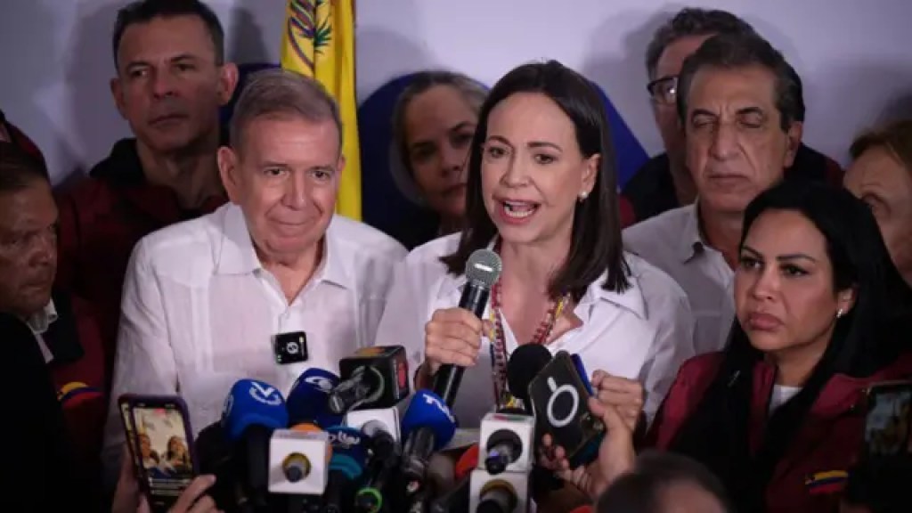 Edmundo Gonzalez and Maria Corina Machado.