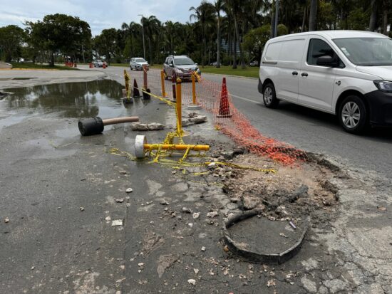 Photos-Cancun: deterioration of roads in the hotel zone increases