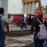 QRoo: metal column collapses during construction of the Mayan Train