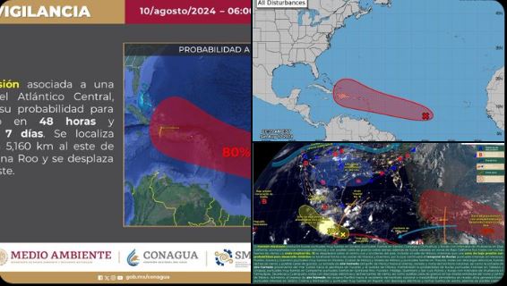 Lezama warns of the probability of a cyclonic development