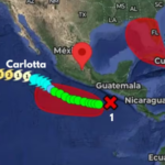 Tropical storm Carlotta forms near Baja California Sur